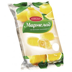 Azovskaya Marmalade Lemon Flavor 12X300g